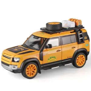 Vibrant Yellow Land Rover Defender 110 Model 9 Sb74a5f2b3376471da8b31f93b8da63eef
