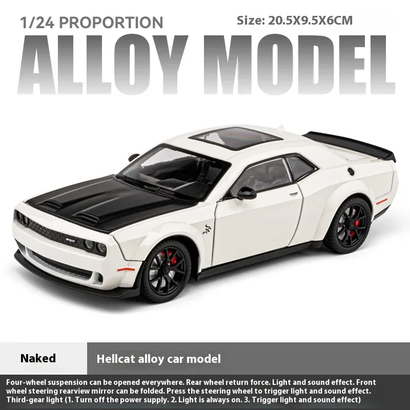 Diecast 1:24 Dodge Challenger SRT Hellcat Redeye Model 7 Diecast 1:24 Dodge Challenger SRT Hellcat Redeye Model - Image 7