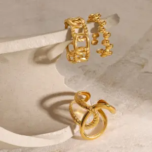 Minimalist Stainless Steel Alien Ring Set for Women 15 Sb78887aed13b4eb7a166c962c53b4275K