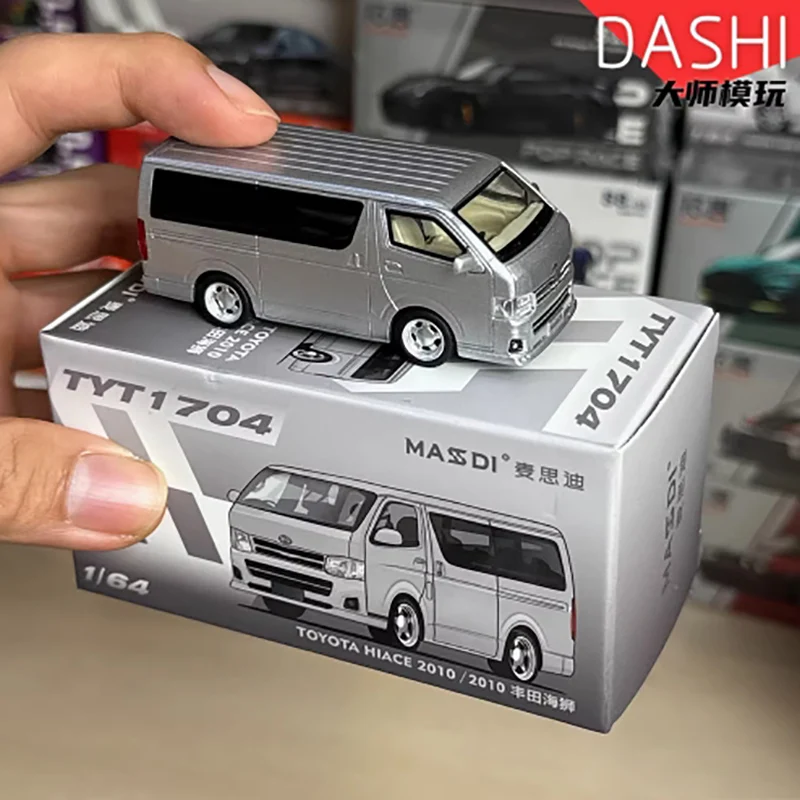 1/64 Scale Black Toyota Hiace Model by MASSDI 4 1/64 Scale Black Toyota Hiace Model by MASSDI - Image 4
