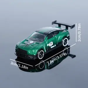 Green Alloy Racing Car Model 1:64 Scale 7 Sb78fb937460c4006825a99894469777cJ