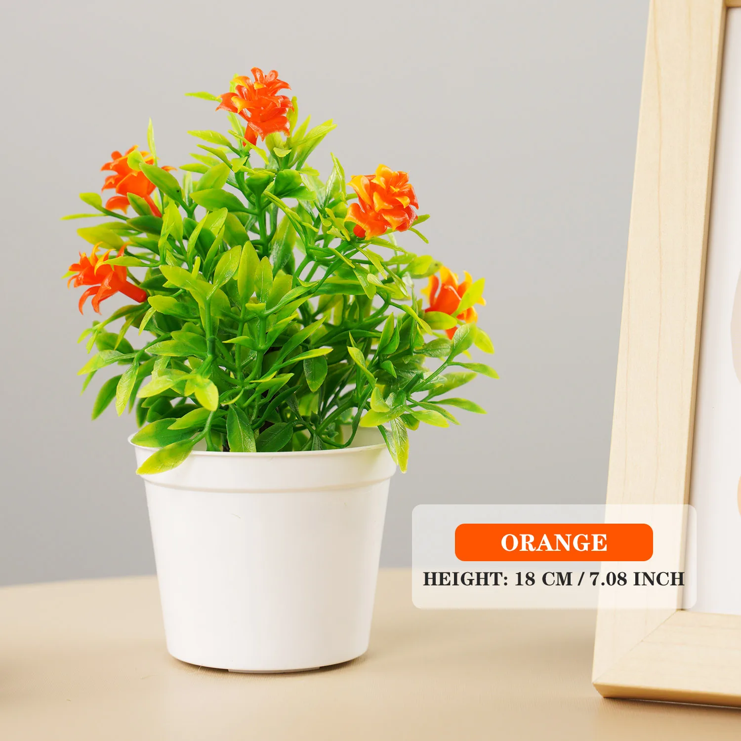 Artificial Bonsai Tree with Vibrant Flowers 8 Artificial Bonsai Tree with Vibrant Flowers - Image 8