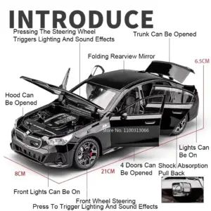 1:24 Scale Diecast Toy Car with Lights 15 Sb7a3e45bd3f9470ca615057d32b0db1cY 1