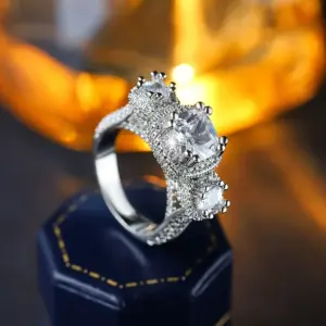 Gold-Filled Silver Engagement Ring with Zircon 7 Sb7a71e354853446ebd2b33d348f40bffl