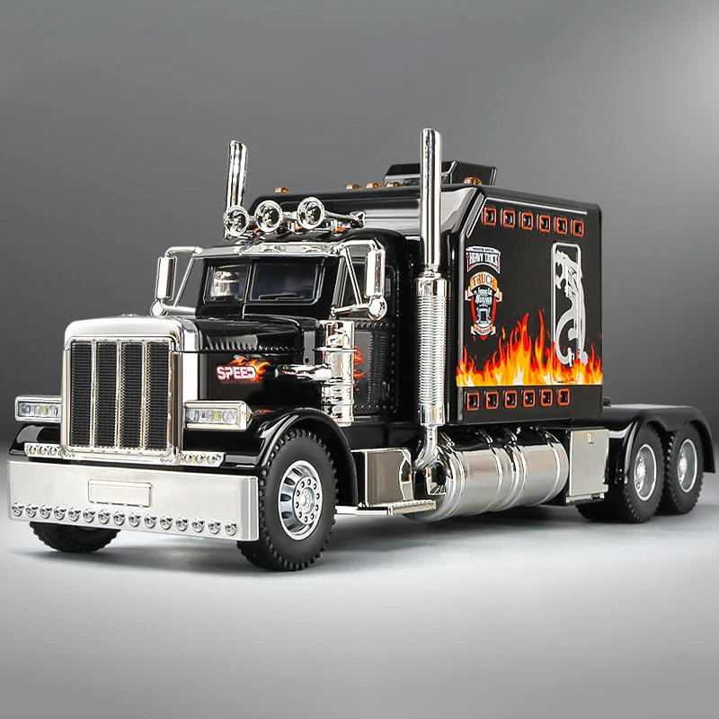 1:24 Scale Peterbilt 389 Diecast Truck Model 8 1:24 Scale Peterbilt 389 Diecast Truck Model - Image 8