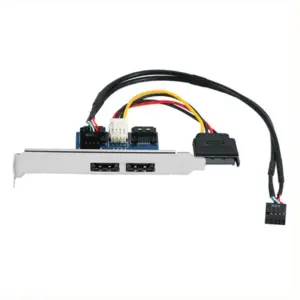 Blue SATA Expansion Card with eSATA & USB 2.0 9 Sb7acb7ff161c42debd407109cc960066S