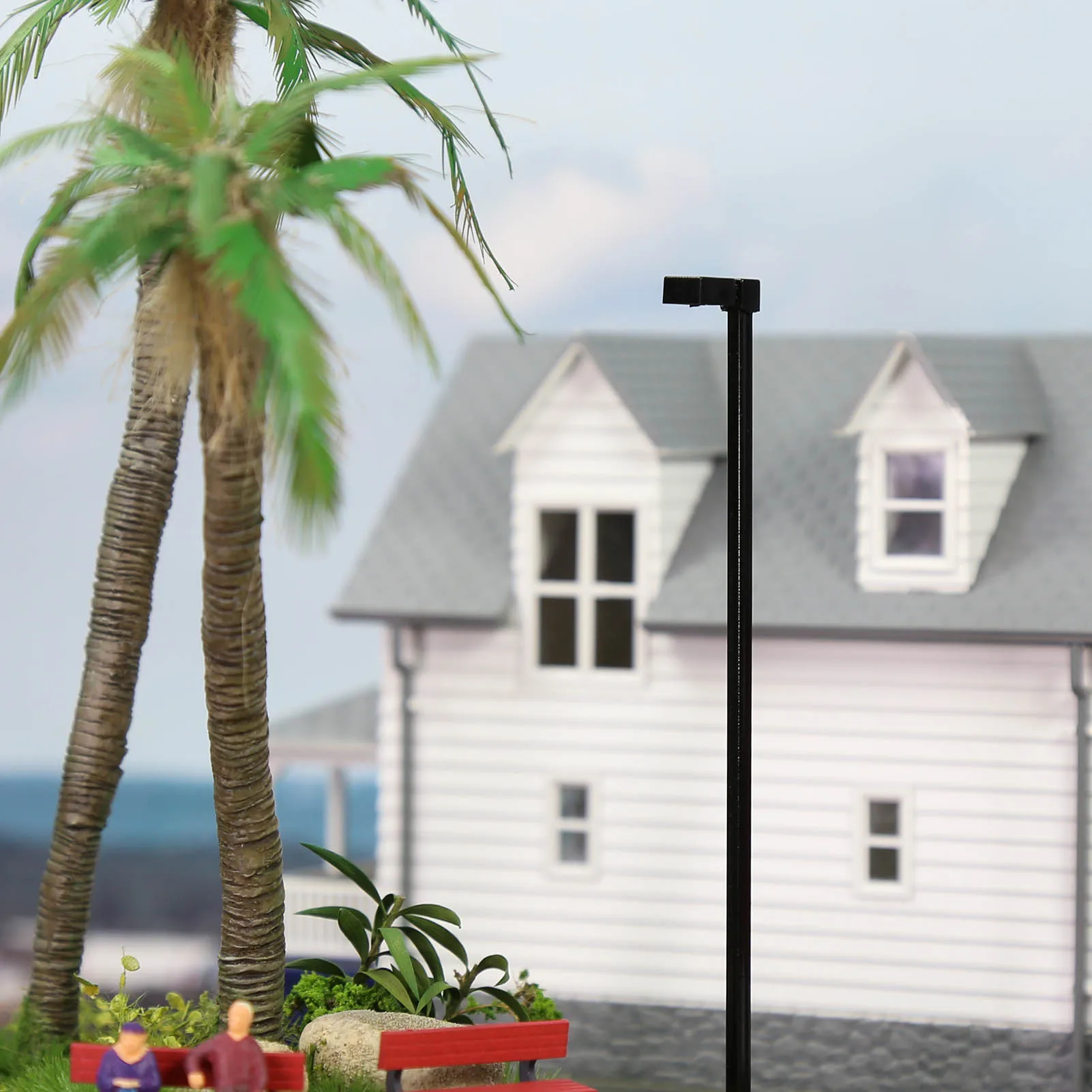 Set of 10 Modern Black Metal Street Lamps 4 Set of 10 Modern Black Metal Street Lamps - Image 4