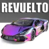 1:24 Revuelto Sports Car Model in Metallic Purple
