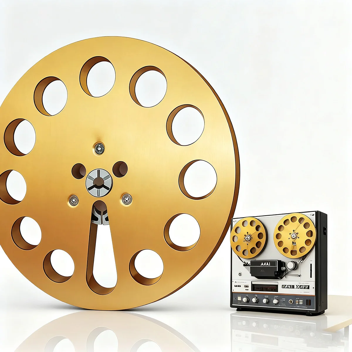 Vintage Aluminum 7-inch Reel for Tape Recorders 5 Vintage Aluminum 7-inch Reel for Tape Recorders - Image 5