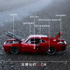 1969 Dodge Charger R/T Diecast Model 8 Sb7f2e03d94764e26874b0b101b4814004