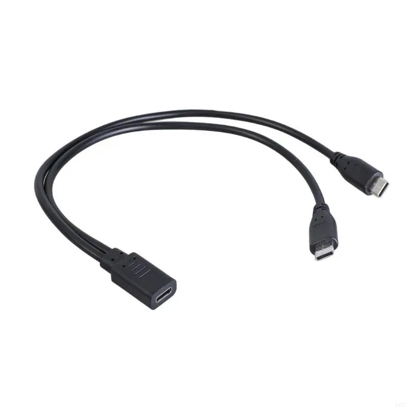 30cm USB Type C Splitter Y Cable for Charging 4 30cm USB Type C Splitter Y Cable for Charging - Image 4