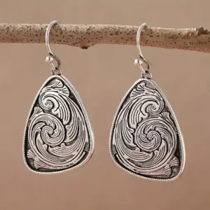 Vintage Silver Geometric Drop Earrings for Women 8 Sb856c4f65c234d1283dd3d26ef8f982cq