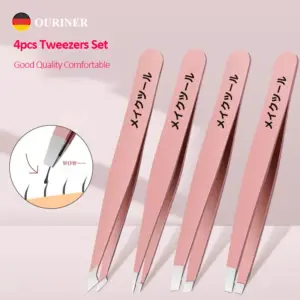 Professional Stainless Steel Tweezers Set for Beauty 10 Sb859e6bc3d294b54bb3adf69782f6085B