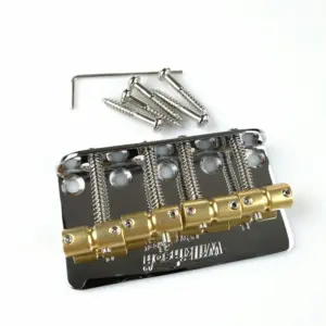 Wilkinson Precision Jazz Bass Bridge with Brass Saddles 10 Sb85d5cbb20d2433d8d67a76241d22a6eh