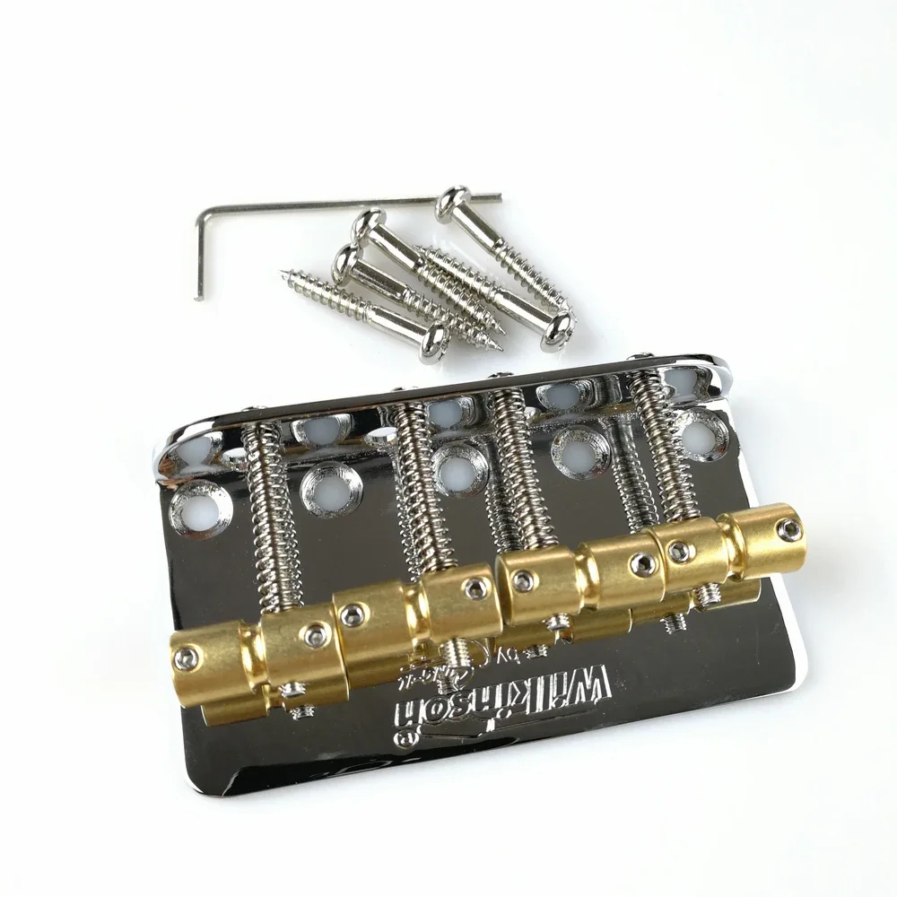 Wilkinson Precision Jazz Bass Bridge with Brass Saddles 3 Wilkinson Precision Jazz Bass Bridge with Brass Saddles - Image 3