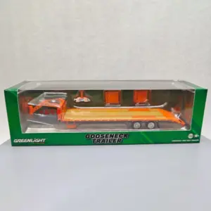 Green 1/64 Diecast Gooseneck Trailer Collection 9 Sb89fbbfb1ed34b7cbe30b081555c431av