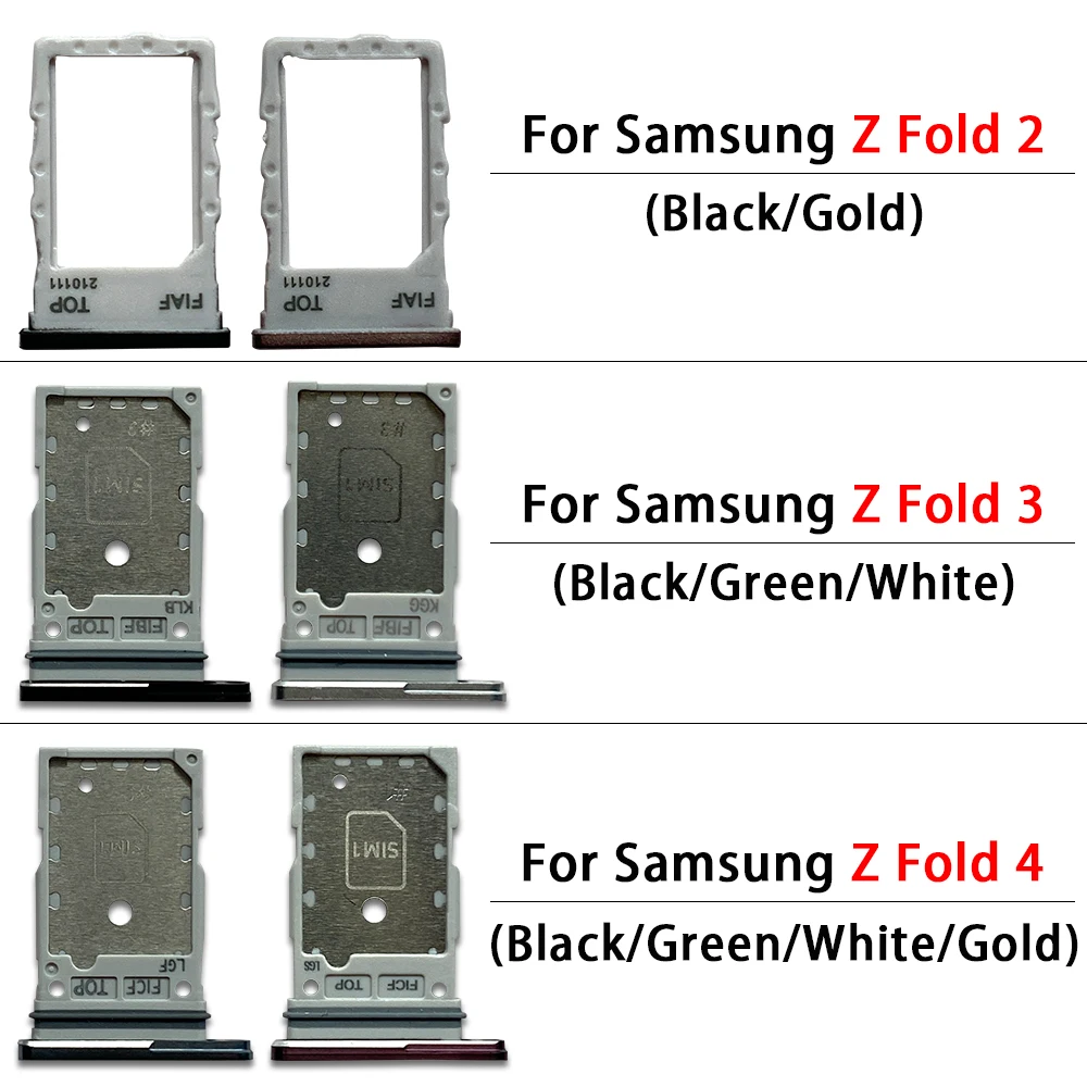 Vibrant 10-Pack SIM Card Tray Set for Samsung Z Fold 4 Vibrant 10-Pack SIM Card Tray Set for Samsung Z Fold - Image 4