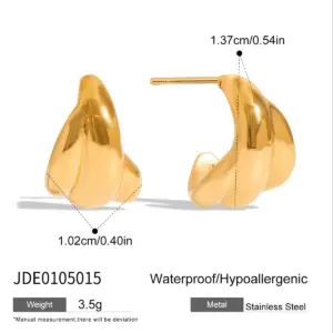 Geometric Stainless Steel Earrings 10mm 13 Sb8bddbea22be4a7d81b1aaf0e39accc6i