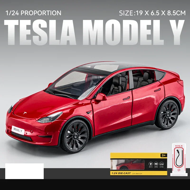 1:24 Scale Tesla Model Y Diecast Car Collection 9 1:24 Scale Tesla Model Y Diecast Car Collection - Image 9