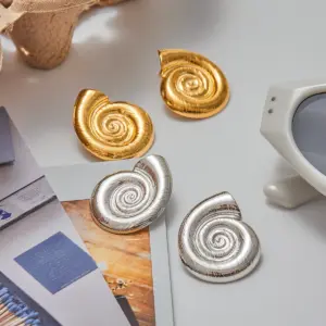 Stainless Steel Spiral Earrings for Women 11 Sb8d95e1022e546529da1c4483735578aa