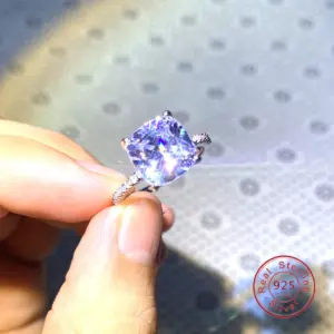 Sterling Silver Lab-Grown Gemstone Ring 9 Sb8db5855d9a54183aad8285af60e6a1dh