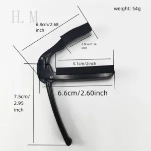 Stylish Zinc Alloy Guitar Capo with Rubber Pads 7 Sb8f33f77c82c474fb31ce7a4bcd770f6D 1