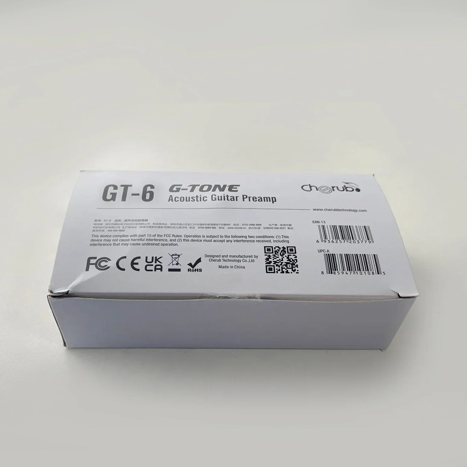 Cherub G-Tone Series GT-6 Acoustic Preamp 5 Cherub G-Tone Series GT-6 Acoustic Preamp - Image 5