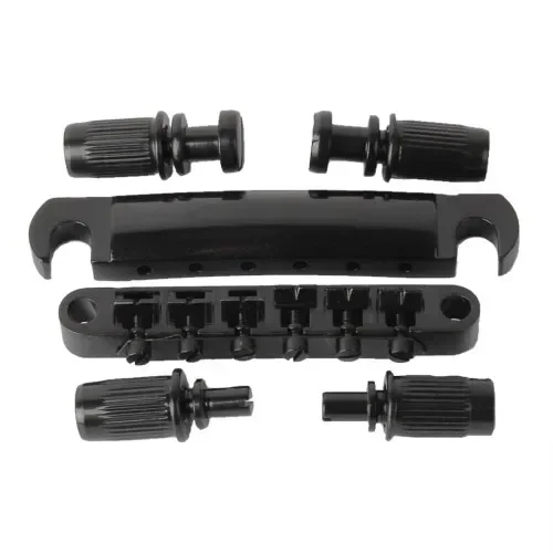 Gold Tune-O-matic Bridge and Tailpiece Set for LP Guitars 7 Gold Tune-O-matic Bridge and Tailpiece Set for LP Guitars - Image 7