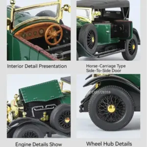 Vintage 1:24 Scale Car Model with Light & Sound 14 Sb922f5a8751c46879322639be1b214faF