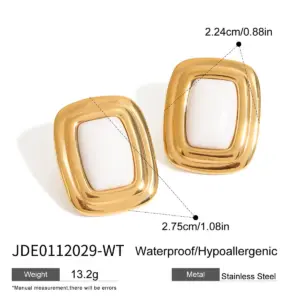 Stainless Steel Oval Agate Stud Earrings 17 Sb9306924673846af9737ffa6a493a2a88 1