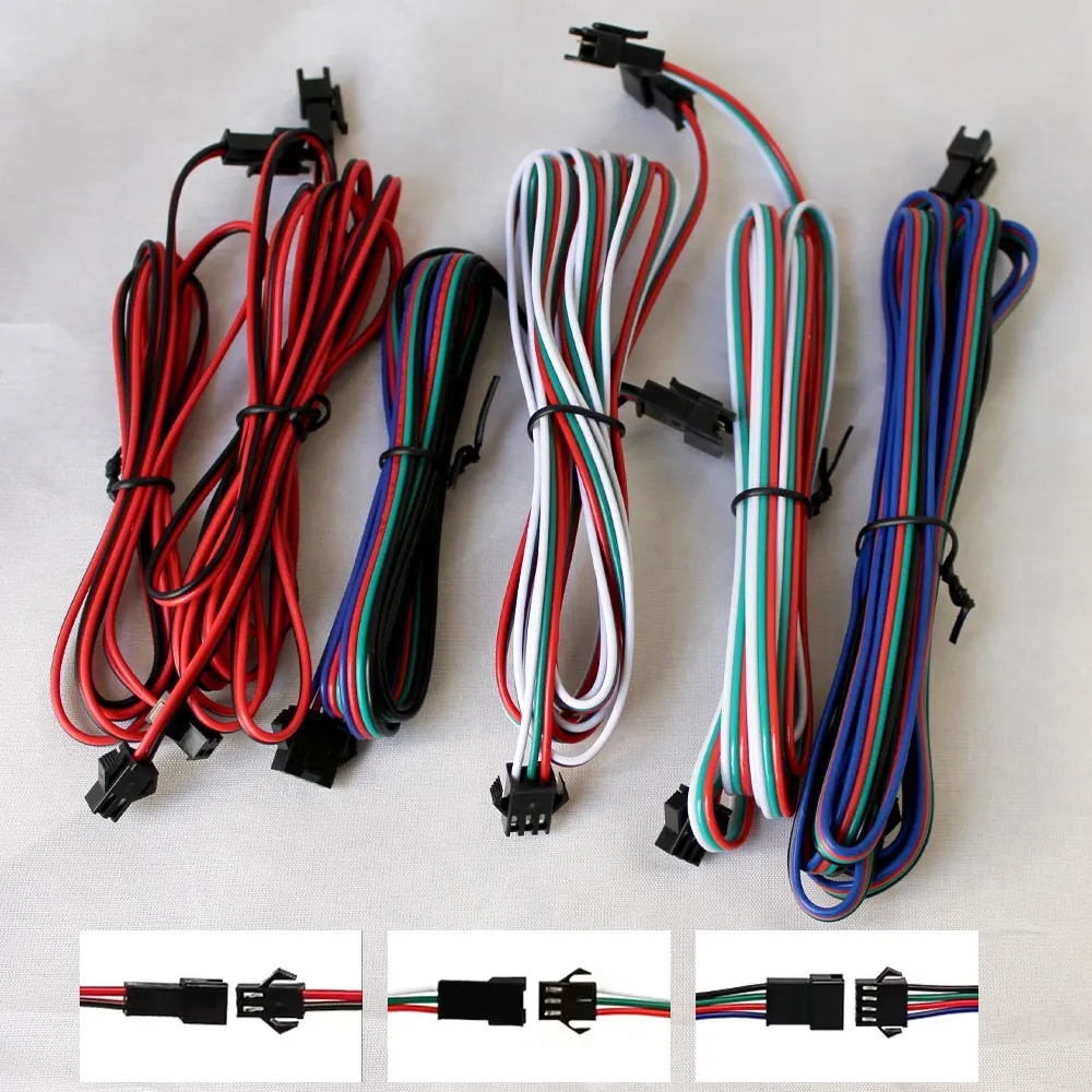 RGB LED Strip Extension Cable 0.5m-2m 2 RGB LED Strip Extension Cable 0.5m-2m - Image 2