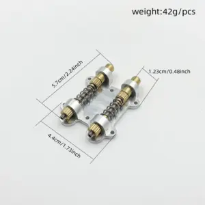 Silver Double-Pickup Electric Guitar Vibrato Bridge 11 Sb9564d3c562b48719c68b94754a3234dA