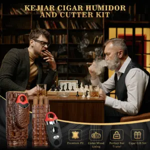 Luxury Leather Travel Cigar Case with Cutter 10 Sb97ae7edd7fd426f8ecb45e943de3e4bn