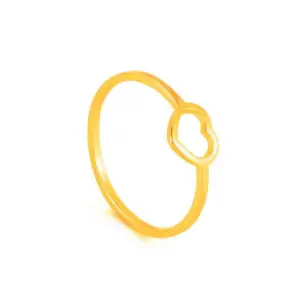 Hollow Heart Minimalist Stainless Steel Ring 15 Sb98452acb09846a2b81c71eb3fbf1f21U