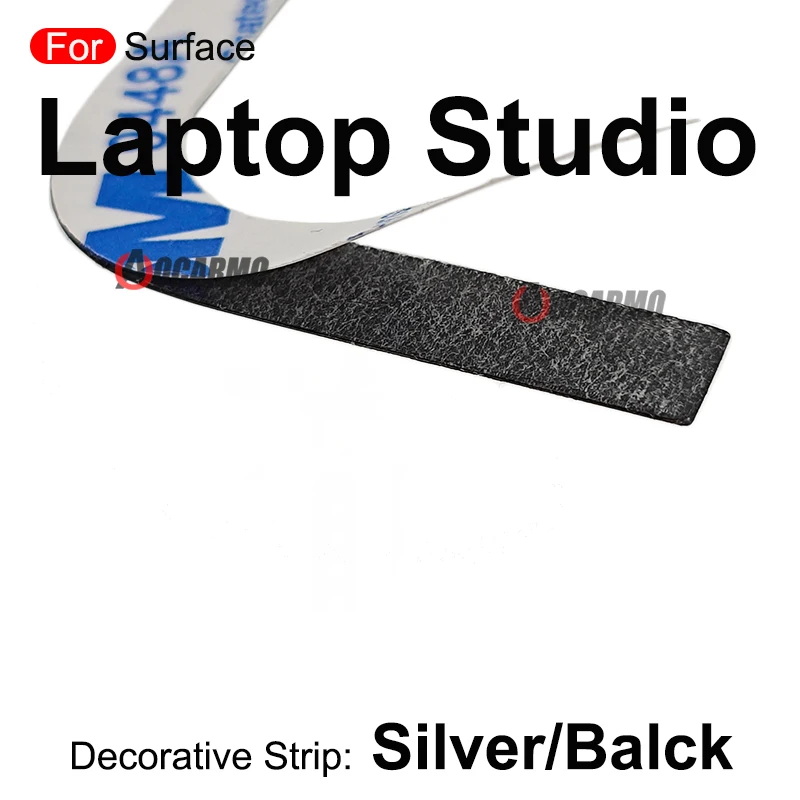 Surface Laptop Studio Decorative U-Shaped Strip in Black or Silver 4 Surface Laptop Studio Decorative U-Shaped Strip in Black or Silver - Image 4
