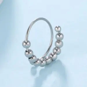 Stainless Steel Stress-Relief Anxiety Ring 12 Sb98f27b8bc6e4abe8d29edd97235a017G