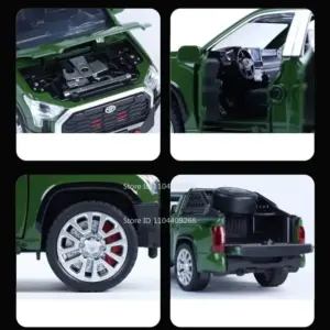 Red Diecast Toyota Pickup Truck Model 1:32 Scale 15 Sb993c052f5fd47d09fa6b4b53e8df998n