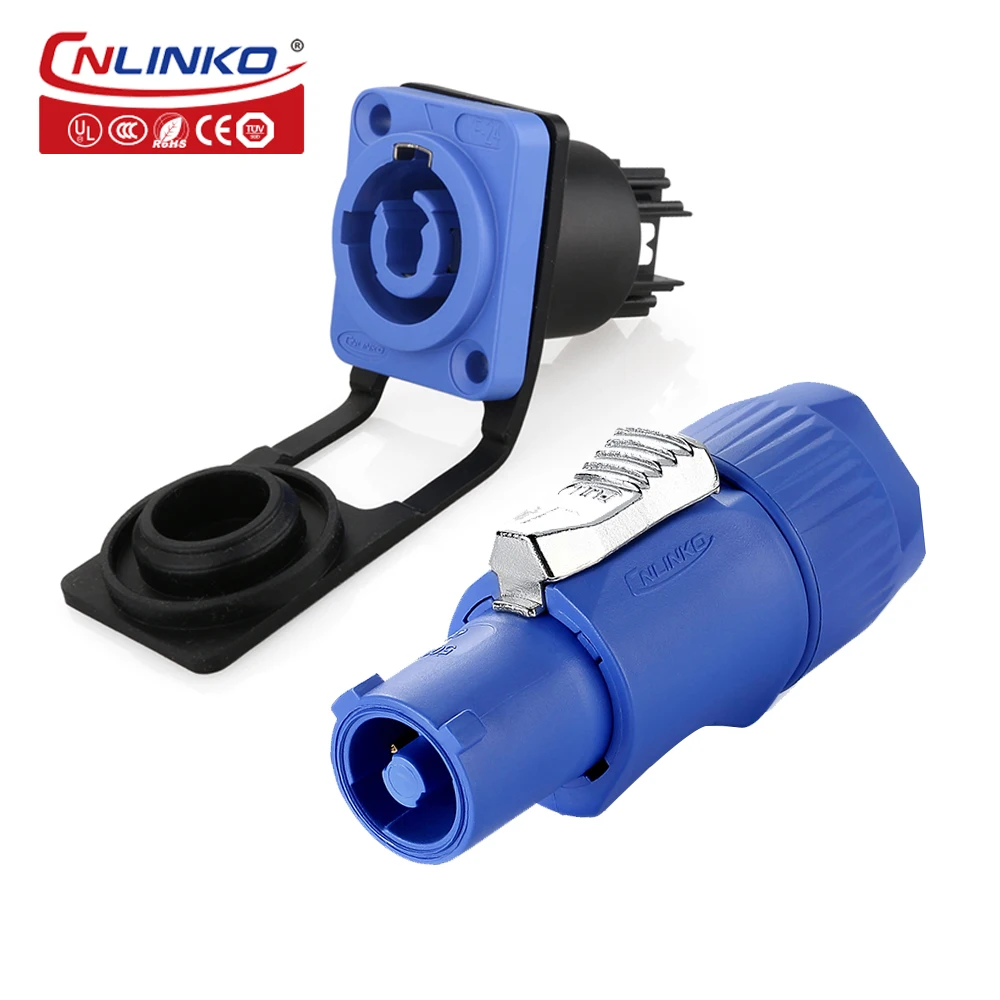 Waterproof M24 Powercon Connector 20A 500V 7 Waterproof M24 Powercon Connector 20A 500V - Image 7