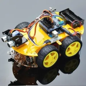 Vibrant Yellow 4WD Smart Robot Car Kit 11 Sb9b4c6932d1649e7b8d1794f8c886a25I