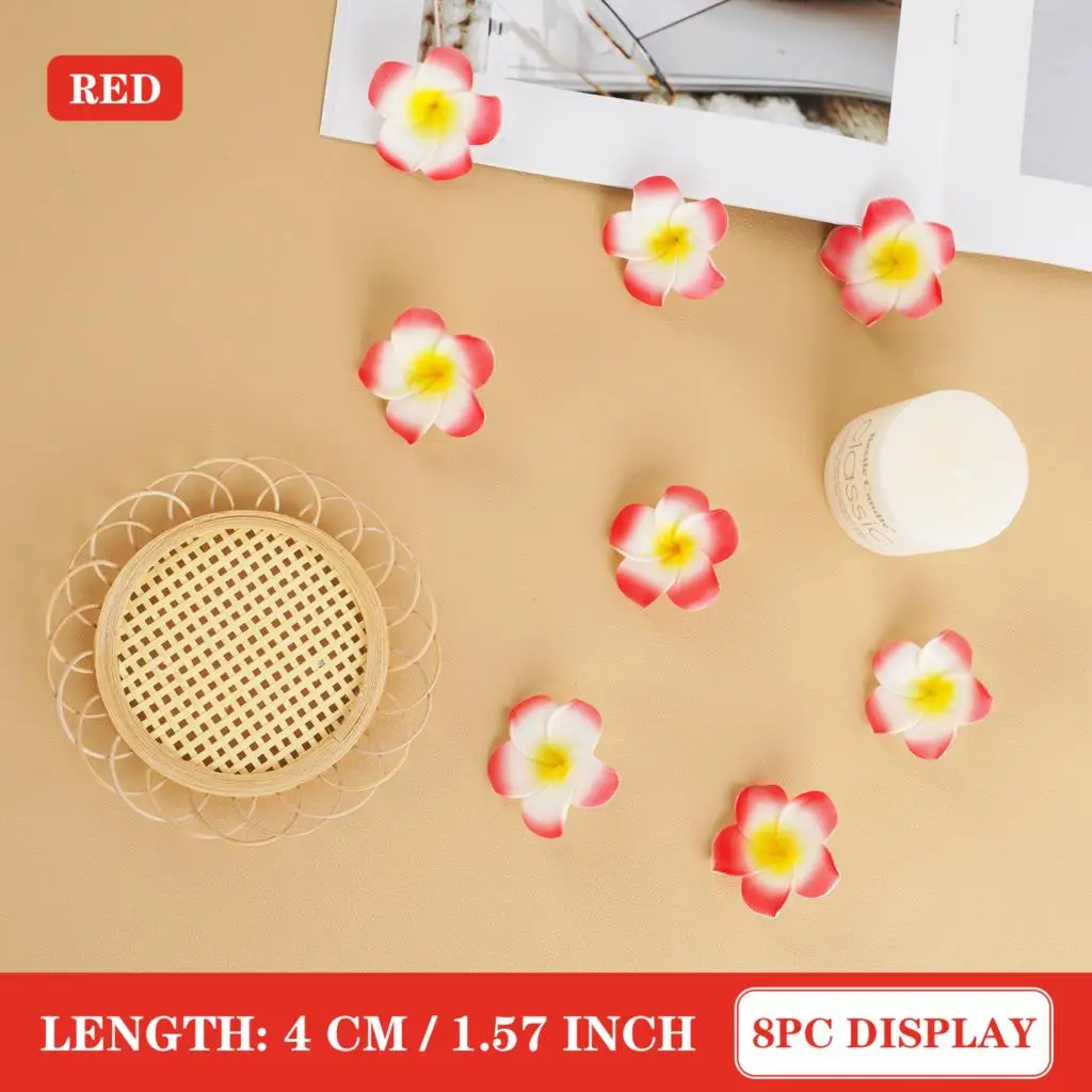 Vibrant Foam Artificial Plumeria Flowers Set 7 Vibrant Foam Artificial Plumeria Flowers Set - Image 7