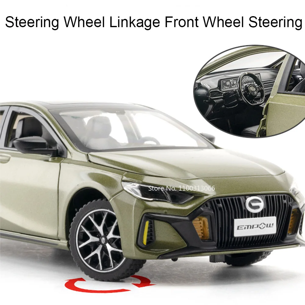 1:24 Scale Diecast Toy Car with Lights 3 1:24 Scale Diecast Toy Car with Lights - Image 3