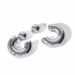 Bold Reversible Stainless Steel Earrings 15 Sb9f177f1d622484a94b875c3e6c1d94f2