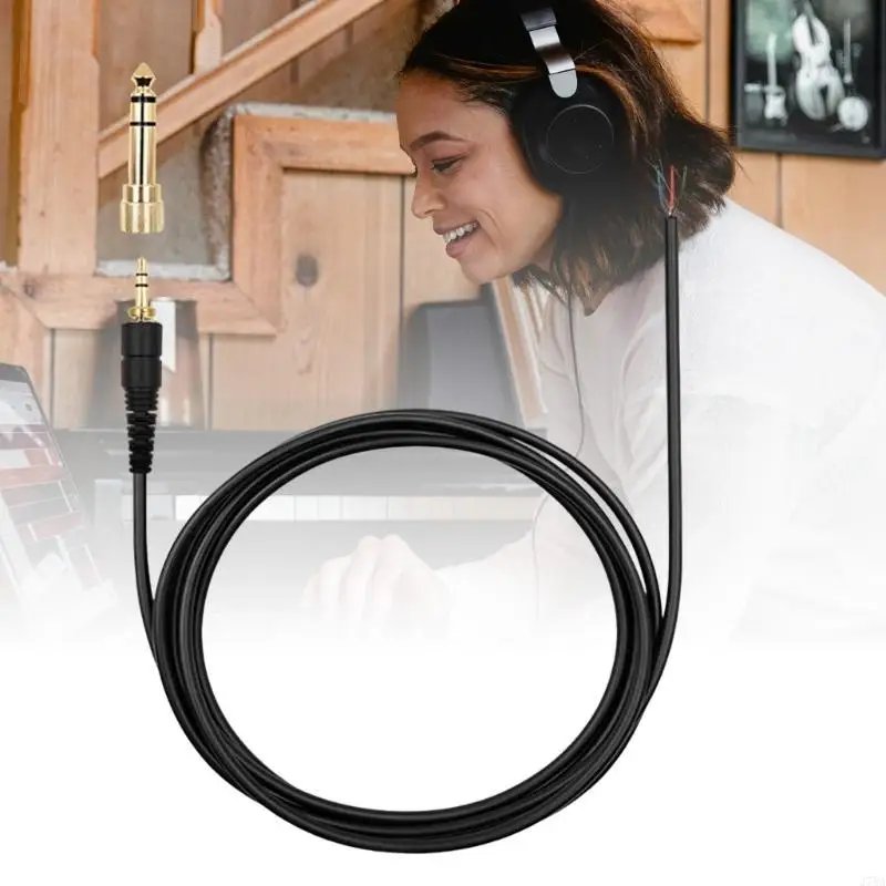 Premium Black 6.5mm Headphone Extension Cable 150/200/300cm 5 Premium Black 6.5mm Headphone Extension Cable 150/200/300cm - Image 5