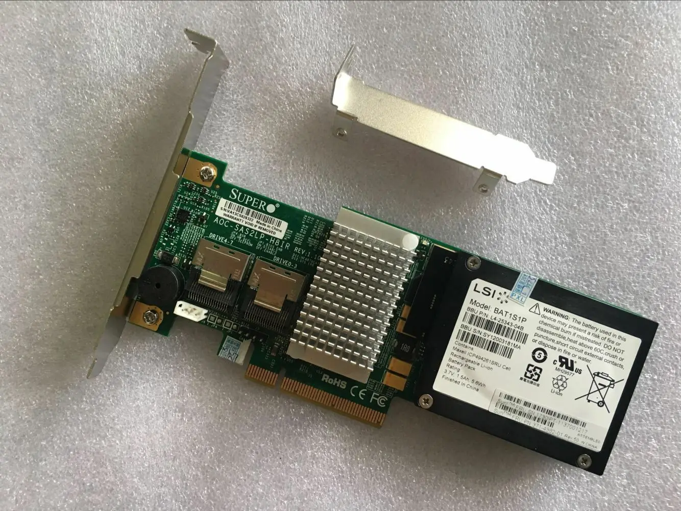 Supermicro AOC-SAS2LP-H8IR RAID Controller Card 3 Supermicro AOC-SAS2LP-H8IR RAID Controller Card - Image 3