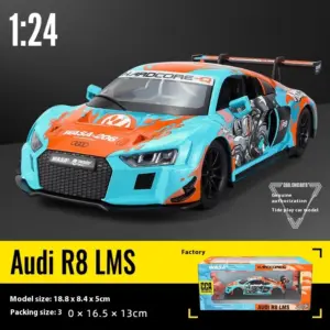 Audi R8 LMS 1:24 Diecast Model in Vibrant Orange 18 Sba56fdbe5ab54b9abb5390dc7fa12364I