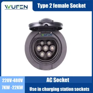 WUFEN Type 2 Female EV Charging Socket 7 Sba626e7bcbb944789c18cda659a63c3aU