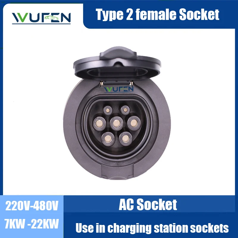 WUFEN Type 2 Female EV Charging Socket 2 WUFEN Type 2 Female EV Charging Socket - Image 2