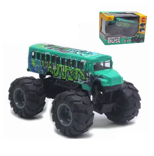 Bright Yellow 1:43 Diecast School Bus Model 5 Bright Yellow 1:43 Diecast School Bus Model - Image 5