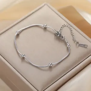 Elegant Beaded Stainless Steel Women's Bracelet 11 Sba8231a2dc644a5bbd070521c18551f4f