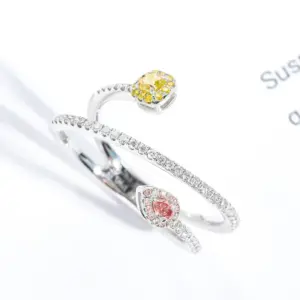 Sterling Silver Snake Ring with Zirconia 9 Sba9b85068b494062878363467213898cd